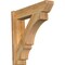 Ekena Millwork Balboa Slat Rough Sawn Outlooker, Western Red Cedar, 6"W x 24"D x 24"H OUT06X24X24BOA06RWR - alternate 1